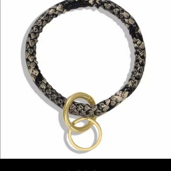 Snake Skin Keychain Wrist Circle Ring - Picture 6 of 8